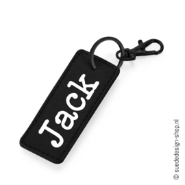 Sleutel/tas hanger | met naam (en telefoonnummer)
