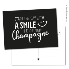 Kaart | Smile & Champagne