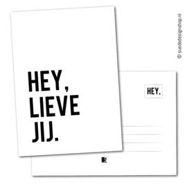 Kaart | Hey, lieve jij.