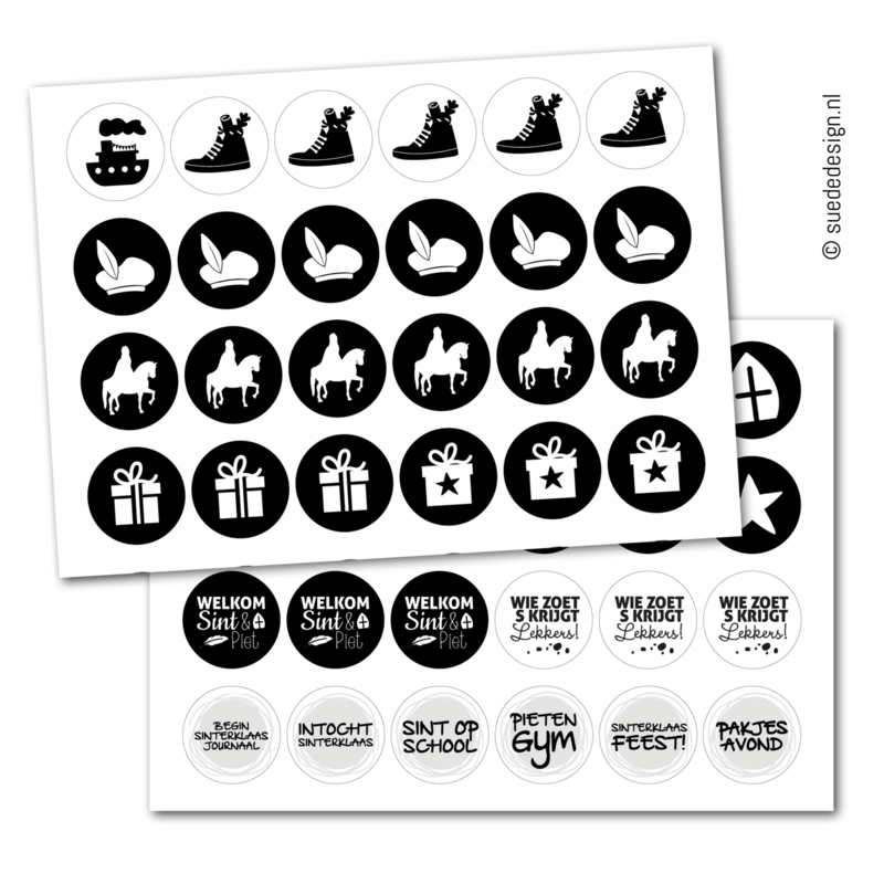 Stickers | Sinterklaas | 48 stuks