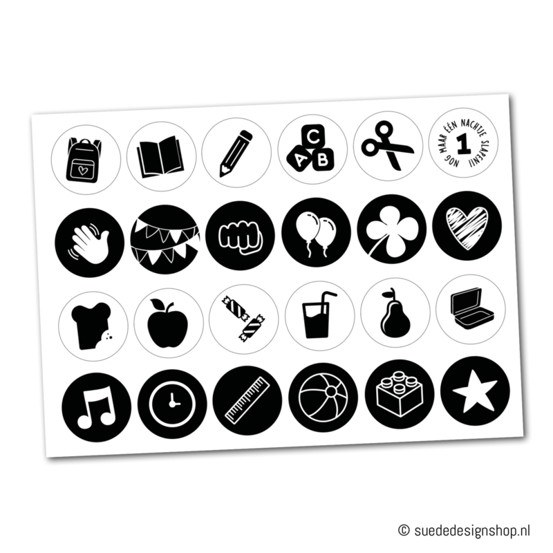 Stickers | Basisschool | 24 stuks