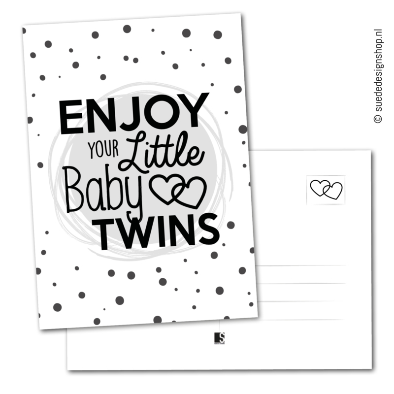 Kaart | Enjoy your little baby twins