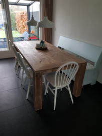 Oud steigerhouten tafel