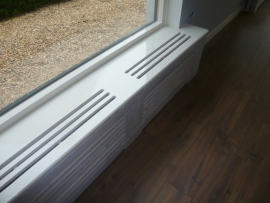 Radiator ombouw.