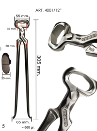 ICAR HOOF NIPPER 12” Racetrack Head