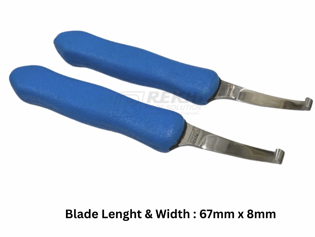 Klauwmes Blauw Links