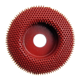 Wolfram Rasp schijfje 50mm Rood - Standaard