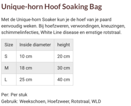 Hoef Spoelzak ø18cm x h30cm