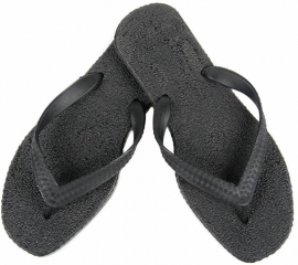 Sarraizienne Teenslippers zwart zwart