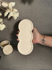 Handgemaakt Dienblad Peanut groot