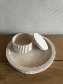 Handgemaakt Rond Dienblad