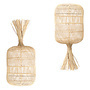 The  Rattan Dumpling Floor lamp Natural