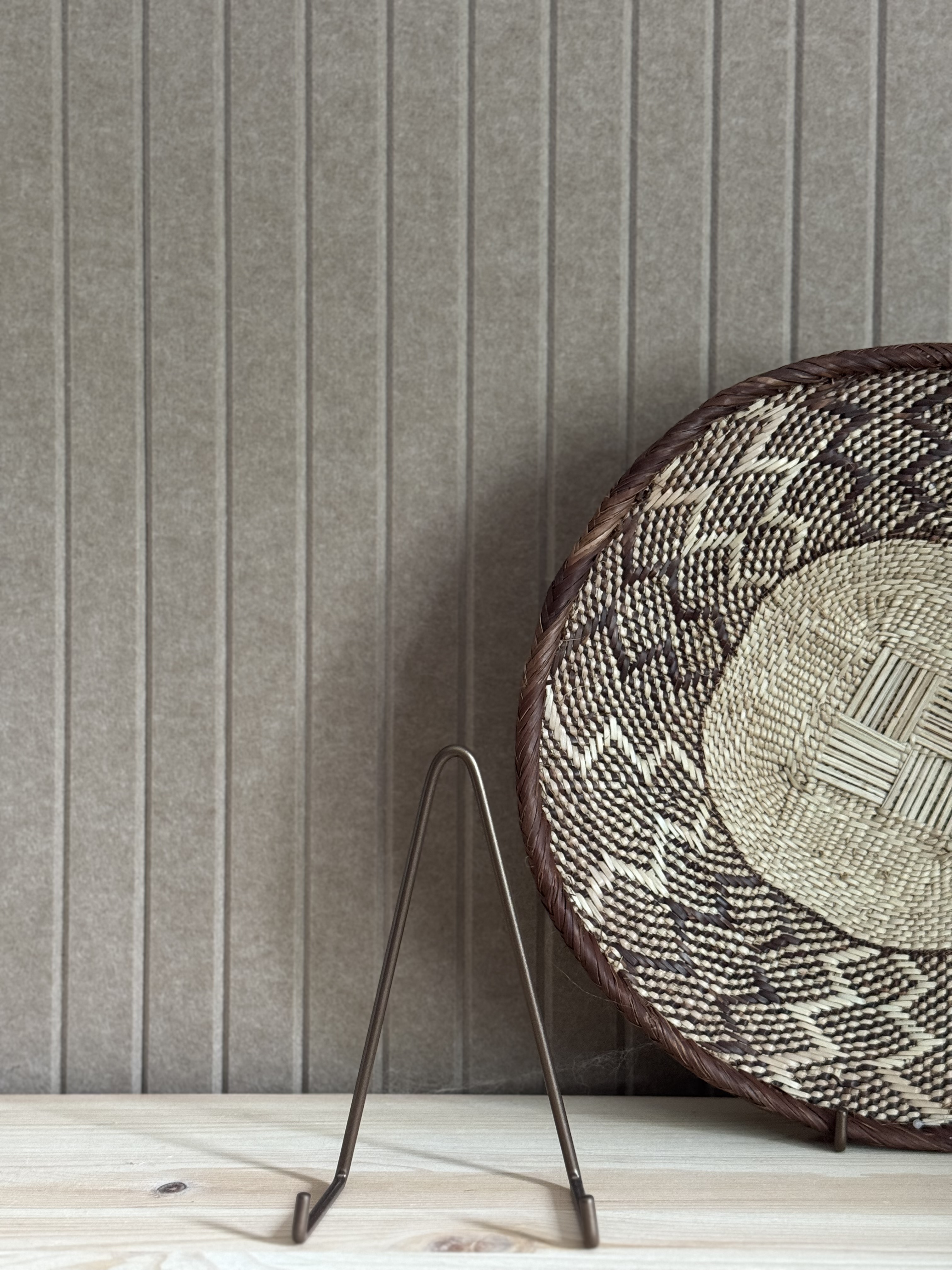 Wall Deco “Lee” cream black Brown 40 cm diameter