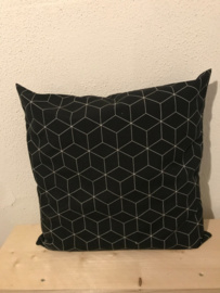 Kussen Hexagon Zwart