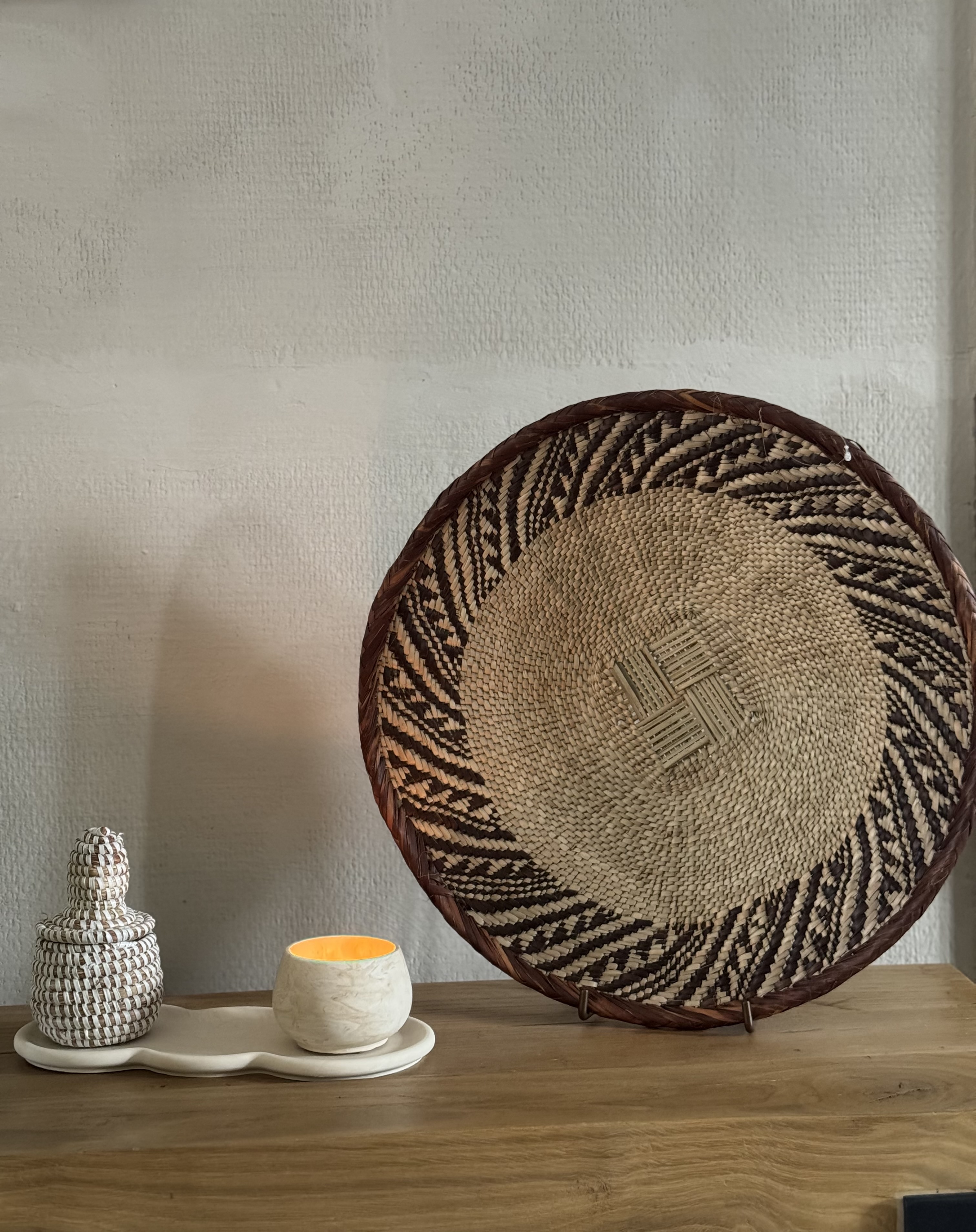 Wall Deco "Mira Cream cream Brown Black"