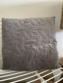 Cube Velvet  Soft grey