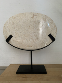 Ornament Marmer Ovaal Groot