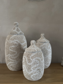 Cream White set of 3