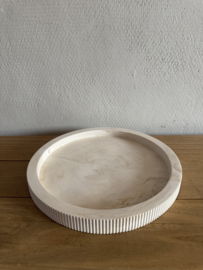 Handgemaakt Rond Dienblad
