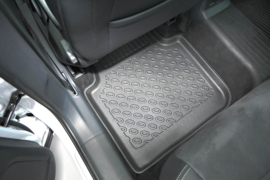 Automatten – Rubberen Schaalmatten – op Maat – Kodiaq / Tiguan Allspace / Tarraco (v.a. 2017, excl. 3e zitrij) – Voetruimte