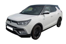 Kofferbakmat SsangYong XLV SUV/5 (vanaf 08.2016) Voor variabele kofferbakvloer in hoogste positie