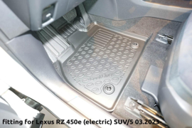 Automatten Kunststof  Schaalmatten Toyota bZ4X (electric) SUV/5 – vanaf 07.2022