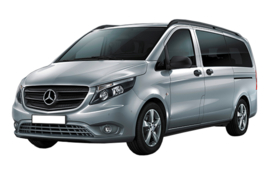 Kofferbakmat Mercedes Vito Tourer / V-Klasse (W447) / EQV 300 / eVito Extra Long (achter de 3e zitrij) (10.2014–heden)