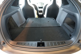 Rubberen Kofferbakmat op Maat – Tesla Model X Facelift SUV/5 (v.a. 2021) Rear & Front boot