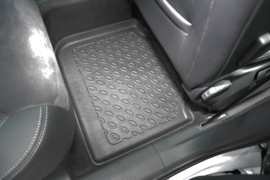 Automatten – Rubberen Schaalmatten – op Maat – Kodiaq / Tiguan Allspace / Tarraco (v.a. 2017, excl. 3e zitrij) – Voetruimte