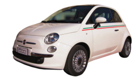 Rubberen Kofferbakmat op Maat – Geschikt voor Fiat 500 HB/3 & Fiat 500 Hybrid HB/5 (niet voor 500e)