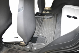Automatten kunststof Schaalmatten Tesla Model X SUV/5 18.10.2016-; 6 seats; rear full 3rd row (RF-3rd)