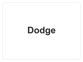Kofferbakmat Dodge