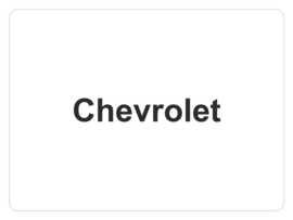Kofferbakmat Chevrolet