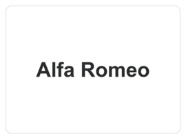 Kofferbakmat Alfa Romeo