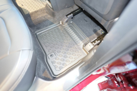 Automatten – Rubberen Schaalmatten – op Maat – SsangYong / KGM Torres & Actyon (2023–2025) – Voetruimte