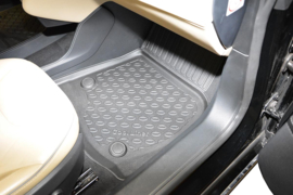 Automatten – Rubberen Schaalmatten – op Maat – Tesla Model S (2012–2015) – Voetruimte