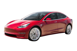 Rubberen Kofferbakmat op Maat – Tesla Model 3 Facelift (2020–2023) Front boot