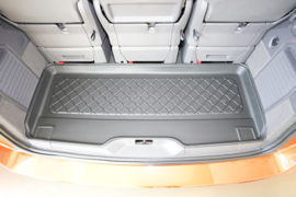 Kofferbakmat Volkswagen Multivan T7 / Multivan T7 eHybrid PHEV (Multivan, Life, Style, Energetic) V/5 10.2021>; L1 korte wielbasis; achter  3e rij