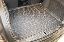 Rubberen Kofferbakmat op Maat – Tesla Model X SUV/5 (2016–2020) – Achter 2e zitrij