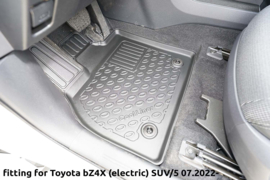 Automatten Kunststof  Schaalmatten Toyota bZ4X (electric) SUV/5 – vanaf 07.2022