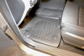 Automatten Kunststof  Schaalmatten Ford Ranger T6 PX1 pick up double cab 12.2015-2019