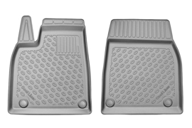Automatten – Rubberen Schaalmatten – op Maat – Tesla Model X (2016–heden) – Voorin & Achterbank