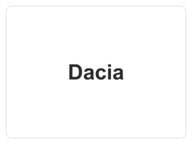Kofferbakmat Dacia