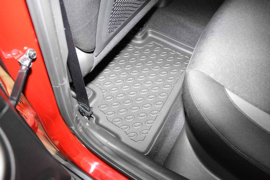 Automatten – Rubberen Schaalmatten – op Maat – Hyundai Kona (2017–2023, excl. electric & hybrid) – Voetruimte