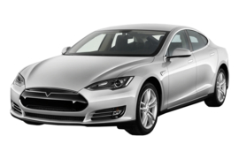 Rubberen Kofferbakmat op Maat – Tesla Model S CP/5 (2012–2020) Rear & Front boot