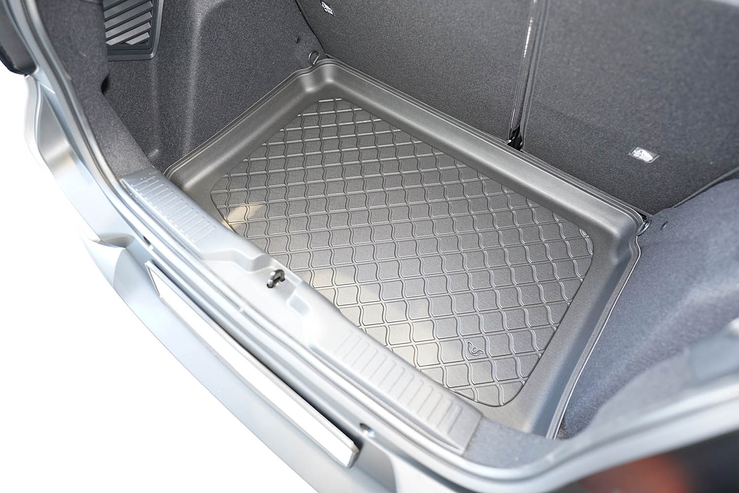 Rubberen Kofferbakmat op Maat – Citroën C3 IV / e-C3 IV – vanaf 2024 – Vaste koffervloer (zonder verstelbare laadvloer)