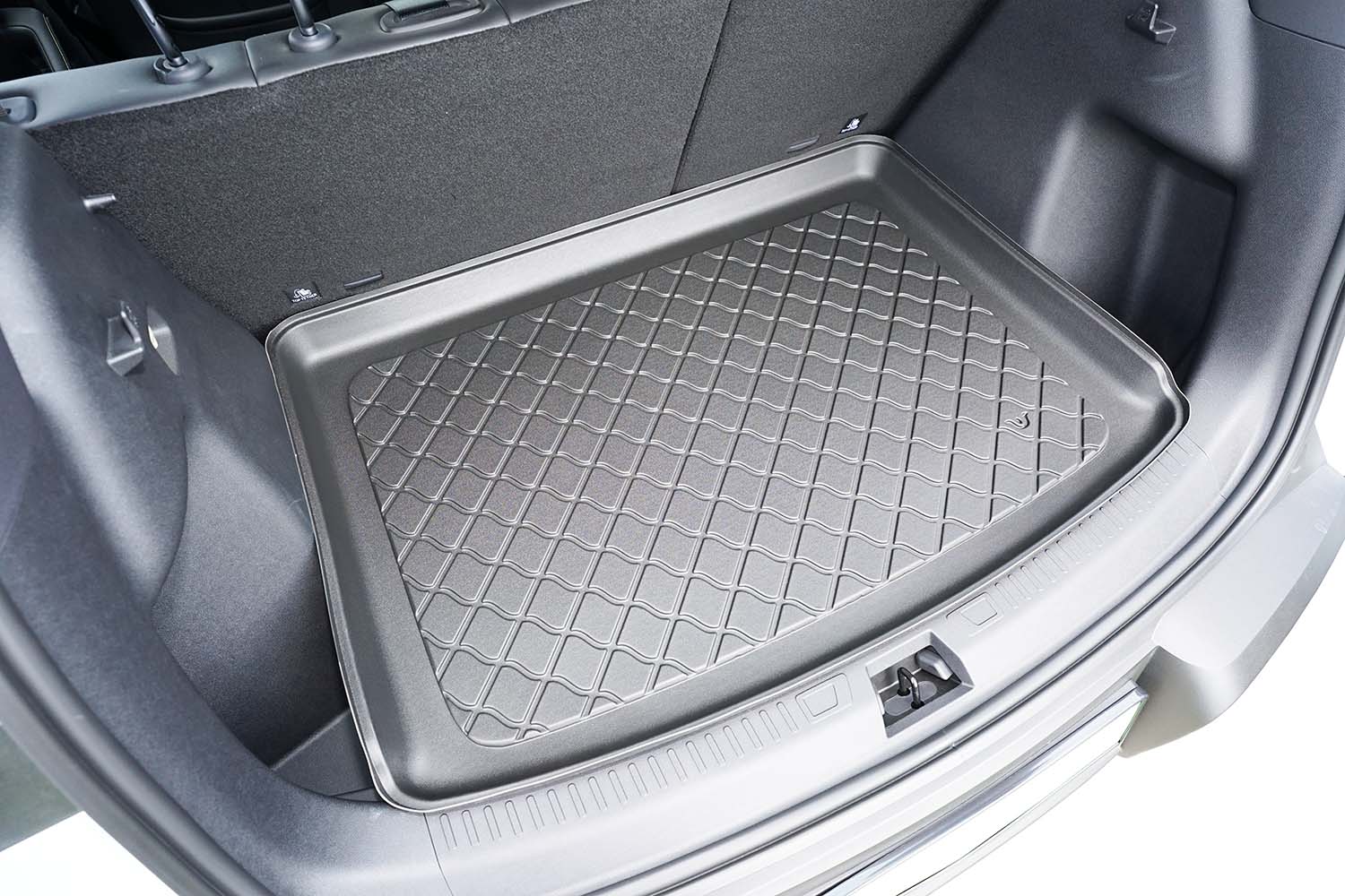 Rubberen Kofferbakmat op Maat – BYD Atto 2 (electric) SUV – vanaf 2025 – Verstelbare laadvloer (hoogste stand)