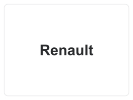 Kofferbakmat Renault