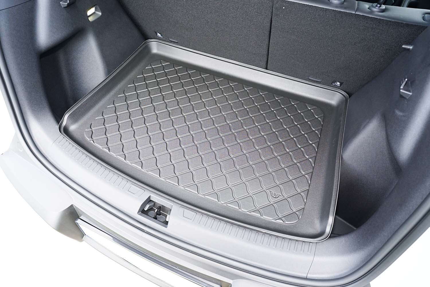 Rubberen Kofferbakmat op Maat – BYD Atto 2 (electric) SUV – vanaf 2025 – Verstelbare laadvloer (hoogste stand)