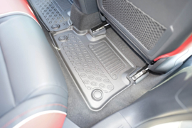 Automatten Rubber – op Maat – Mercedes CLA III (174) Electric 2025– – Voetruimte
